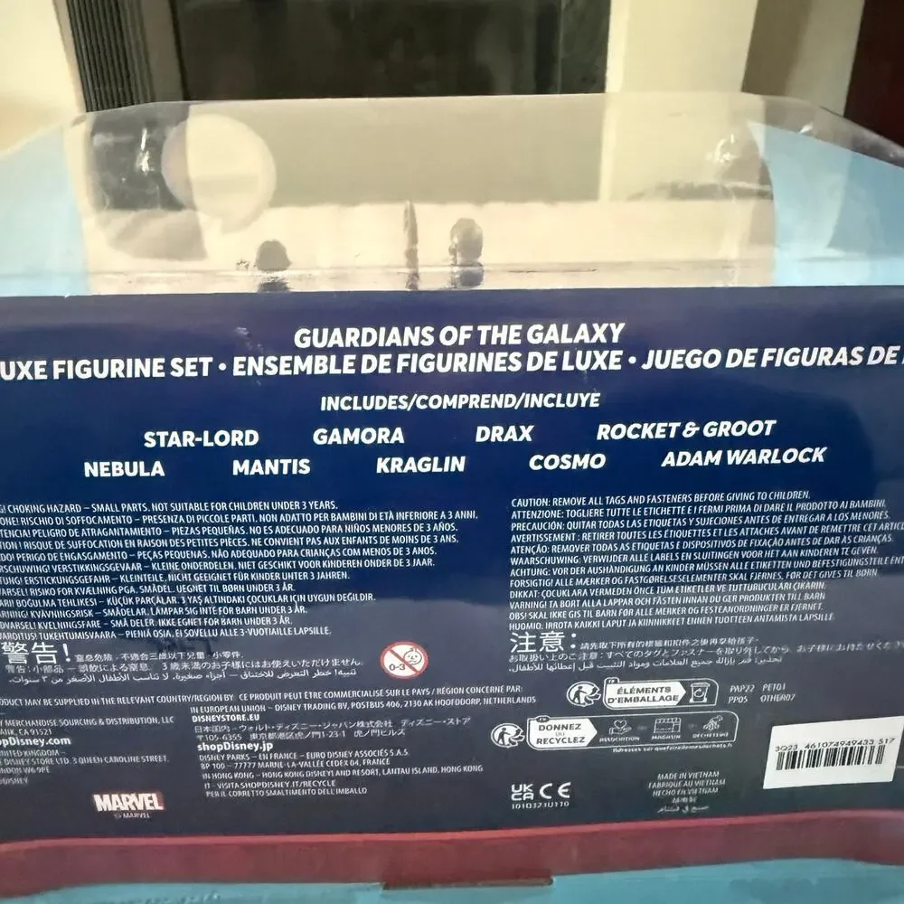 Marvel Guardians of the Galaxy Deluxe Figure Set Vol. 3 Disney Store New Sealed